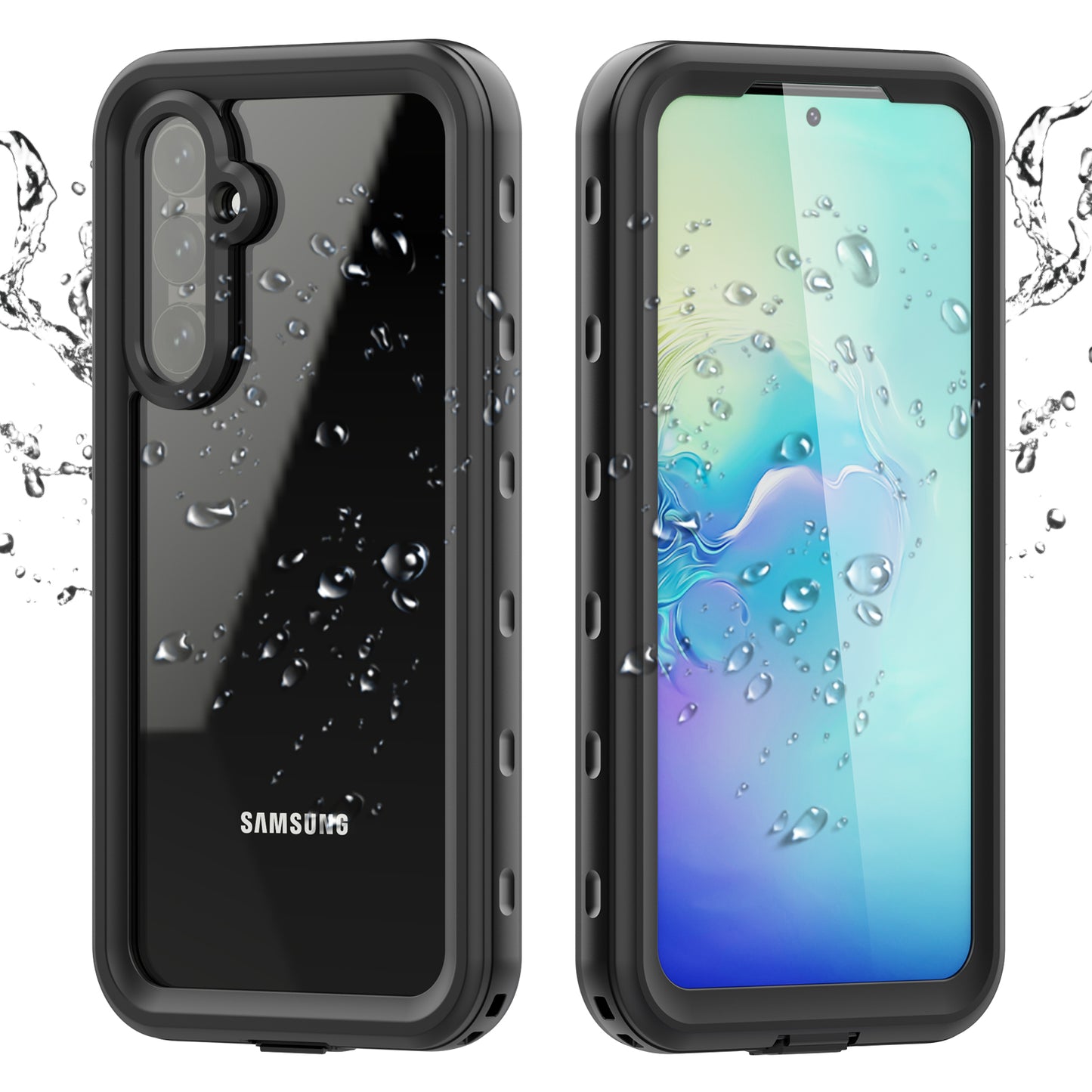 Burst Slim Swimming Waterproof Samsung Galaxy A54 Case Clear