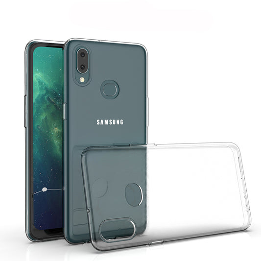 [2 Pack] Dot Clear Rubber Soft TPU Samsung Galaxy A10s Case Back Gel