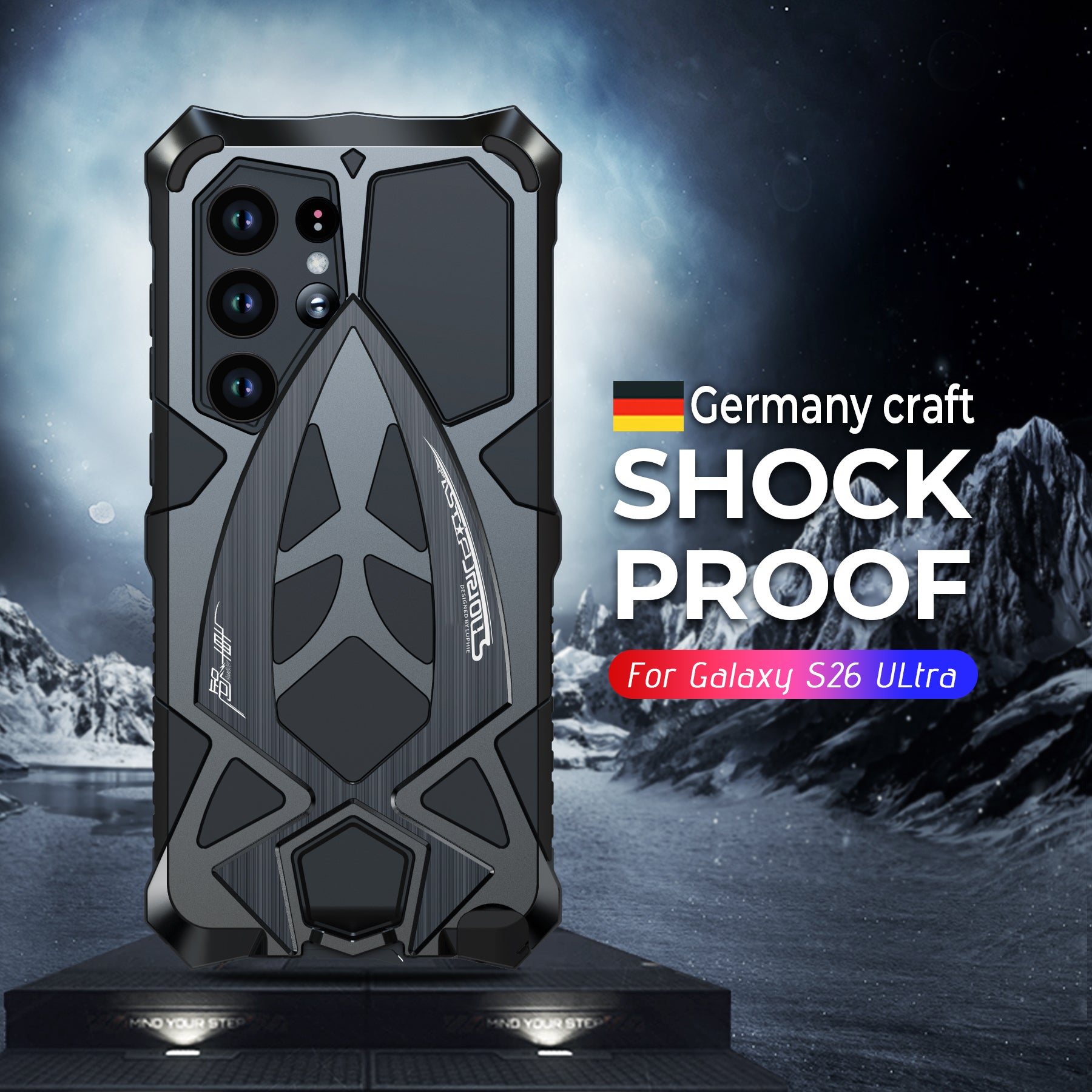LUPHIE Warrior Armor Galaxy S26 Ultra Phone Case Metal Protection luphie-warrior-armor-galaxy-s26-ultra-phone-case-metal-protection
