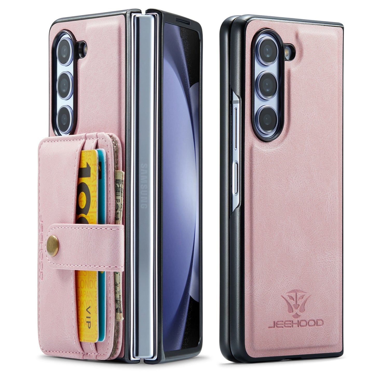 Powerful Magnetic Card Holder Galaxy Z Fold5 Case Detachable