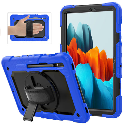 Tough Strap Built-in Screen Protector Galaxy Tab S7 Case Multi-functional