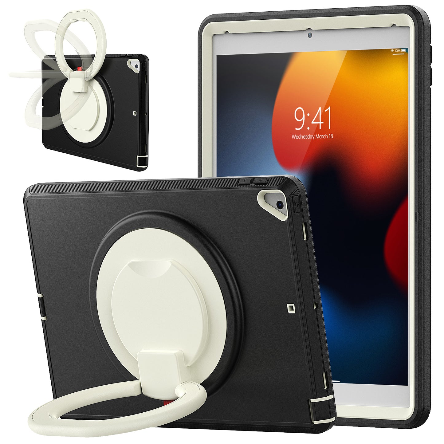 Righteous Handle Grip Apple iPad 8 Case Full Protection