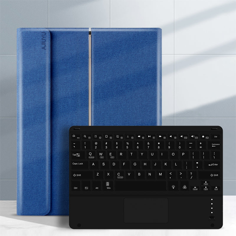 Metal Hinge Backlit Touchpad Keyboard Samsung Galaxy Tab S7 FE Case