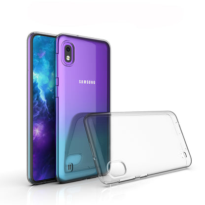 [2 Pack] Dot Clear Rubber Soft TPU Samsung Galaxy A10 Case Back Gel