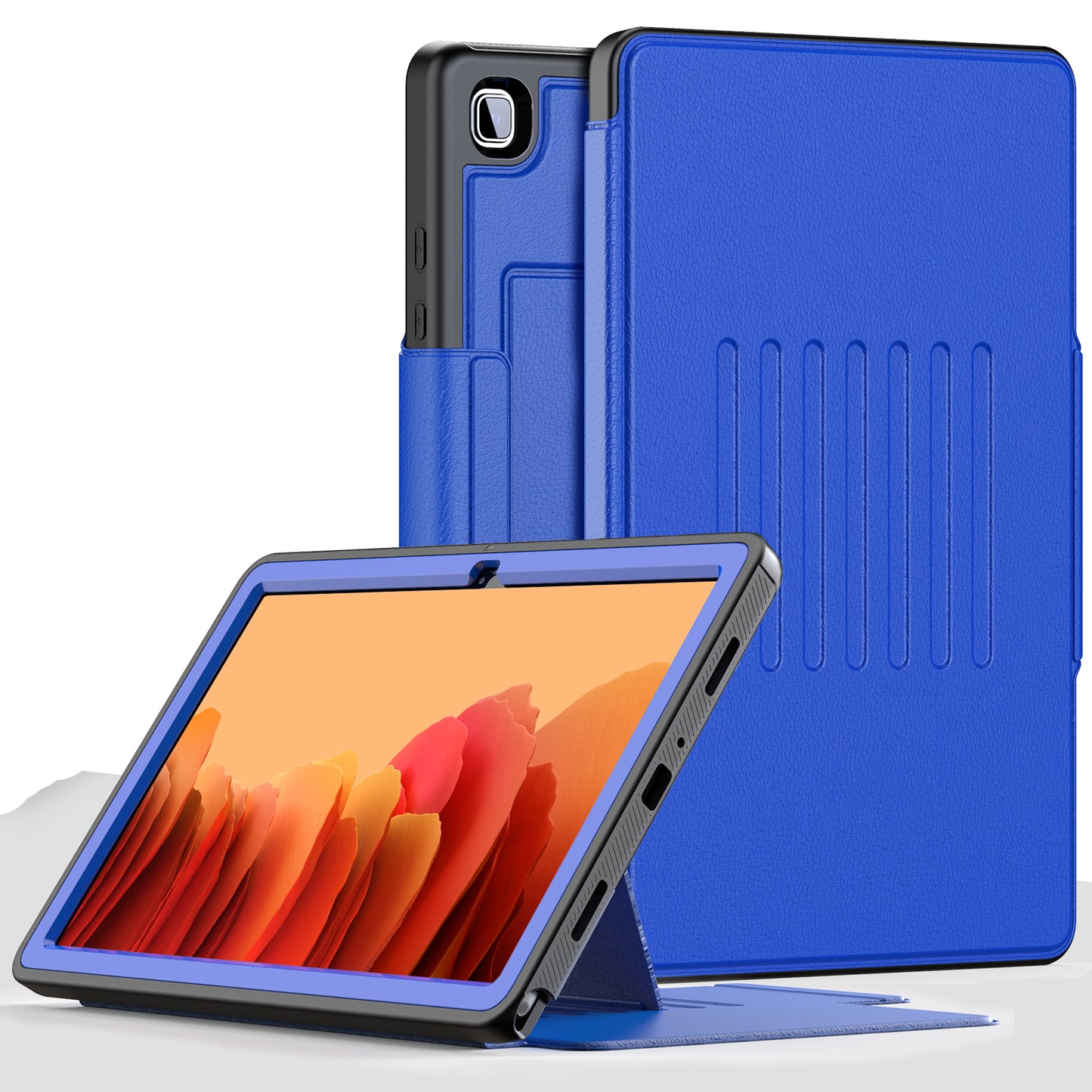 Smart Multiple Wallet Stand Samsung Galaxy Tab A7 Lite Case Leather