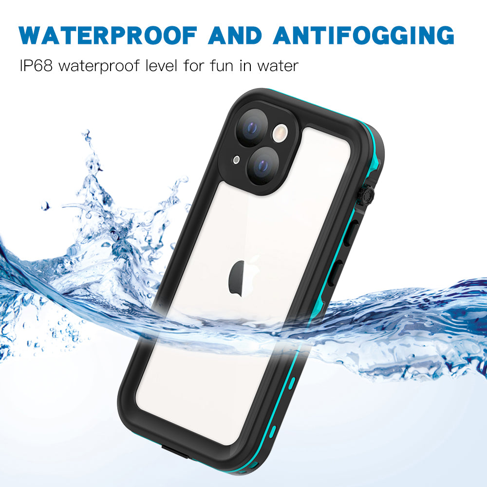 Clear Dot Waterproof Apple iPhone 13 Mini Case Swimming