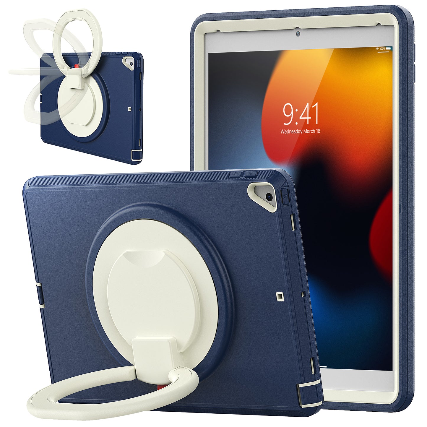 Righteous Handle Grip Apple iPad 9 Case Full Protection