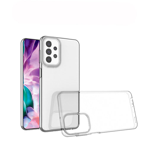 [2 Pack] Dot Clear Rubber Soft TPU Samsung Galaxy A23 Case Back Gel