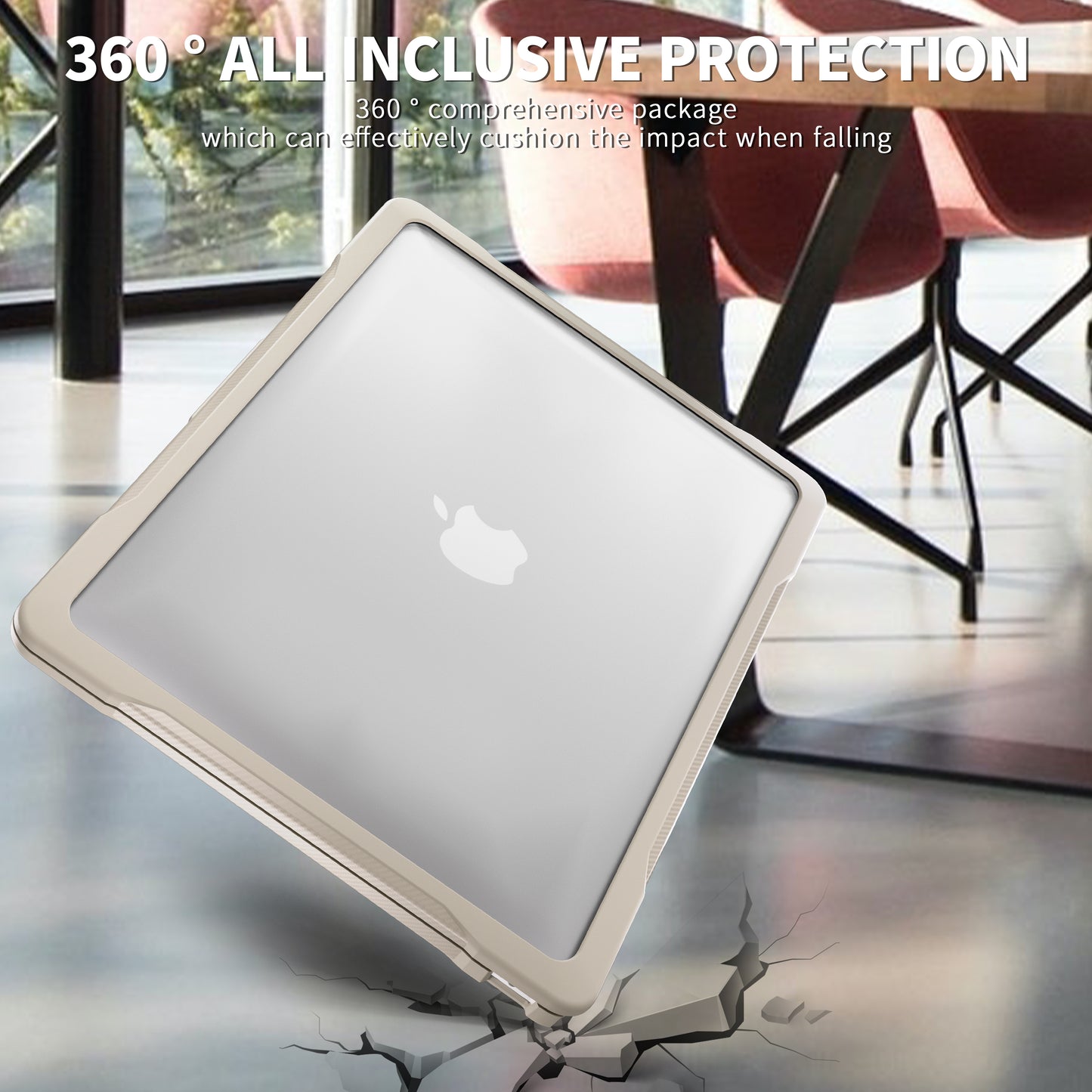 Popeye MacBook Air with Touch ID 13.3 A1932 Case 360 Full Protection