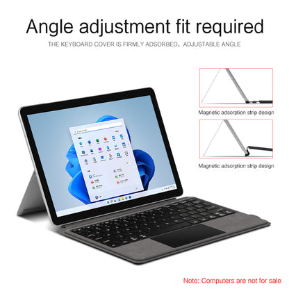 V.2.0 Backlit Touchpad Keyboard Microsoft Surface Go4 Portable