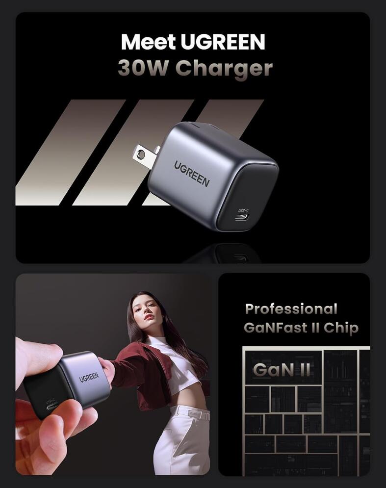 Powerful Charging 30W USB-C Charger Adapter