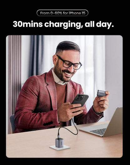 Powerful Charging 30W USB-C Charger Adapter