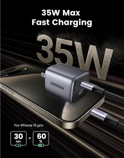 Powerful Charging 35W USB-C Charger Adapter