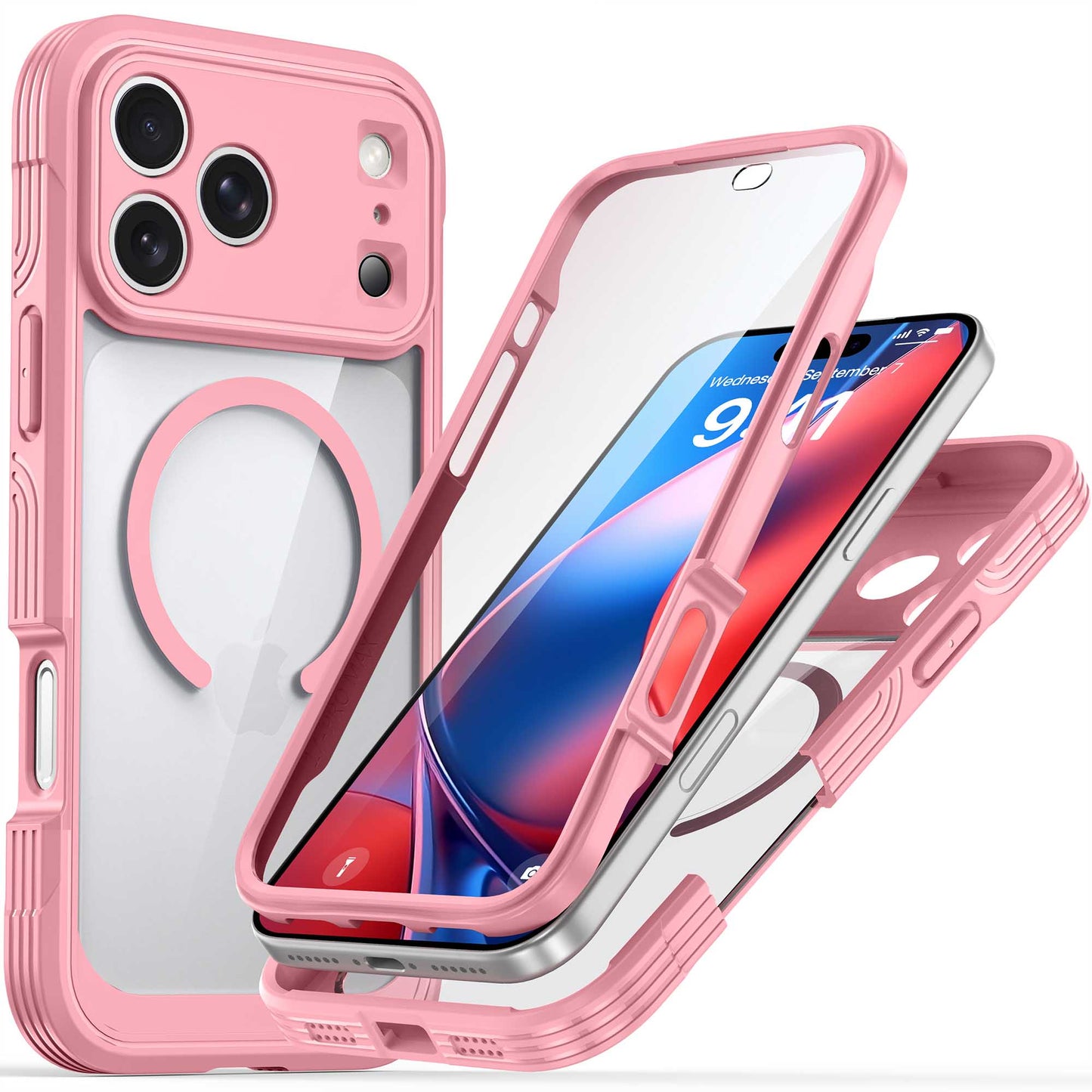 Ultramarine Technology 360 Full-Body Protection MagSafe Phone Case Clear Rugged Series - iPhone 18 Pro Max