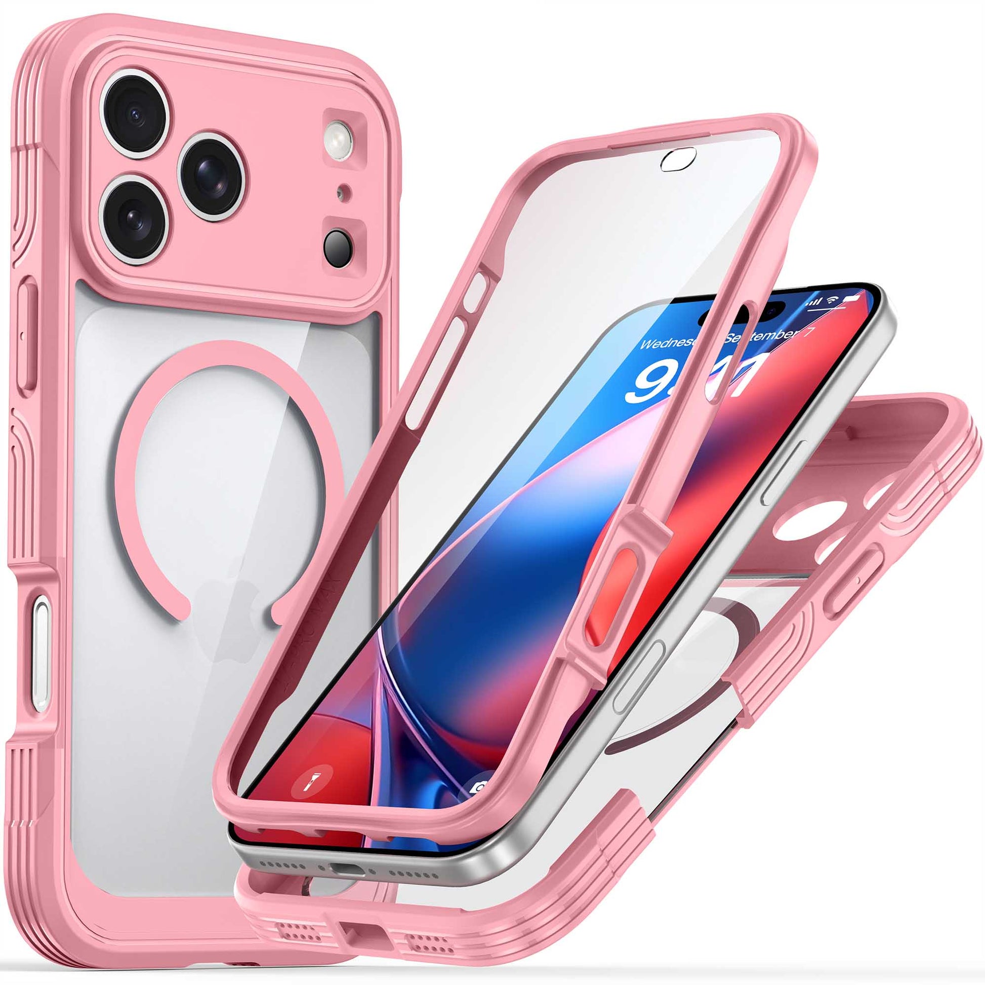 Ultramarine Technology 360 Full-Body Protection MagSafe Phone Case Clear Rugged Series - iPhone 18 Pro Max