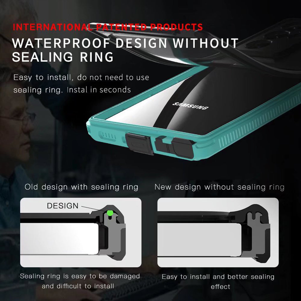 Ultramarine Technology with 360 Full-Body Waterproof Phone Case | Military-Grade Shockproof