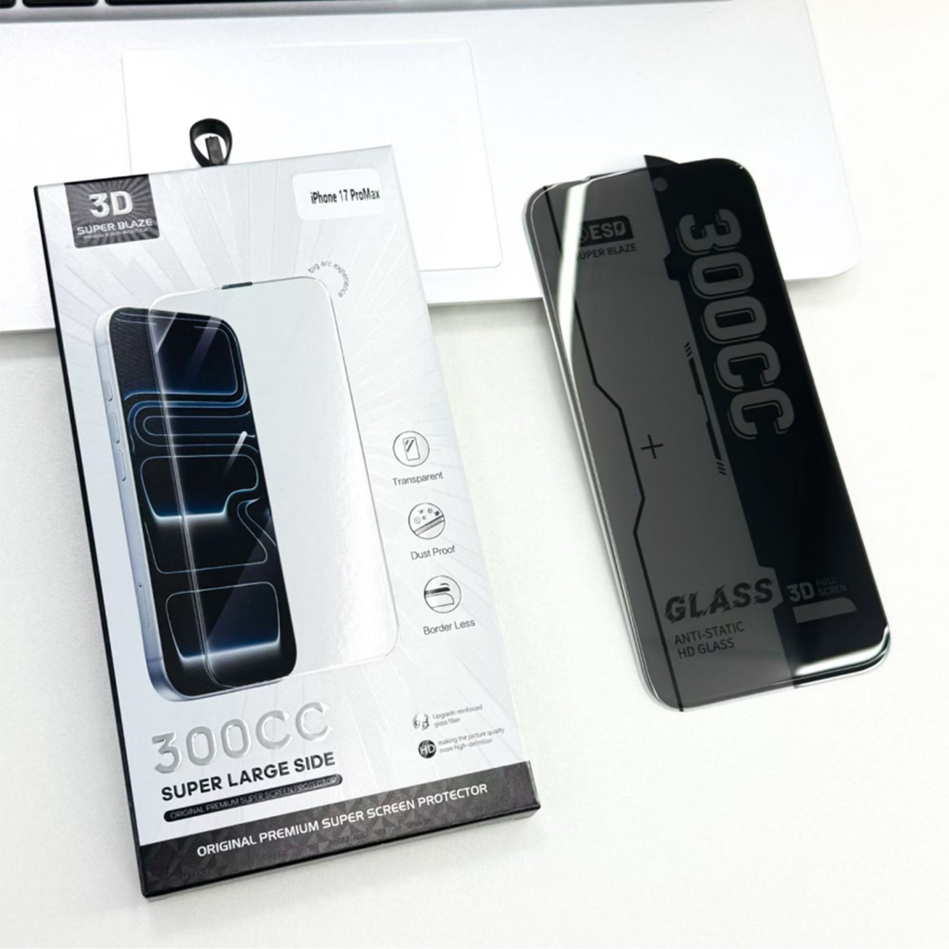 Ultramarine Technology 3D Curved 300CC Borderless iPhone Privacy Screen Protector