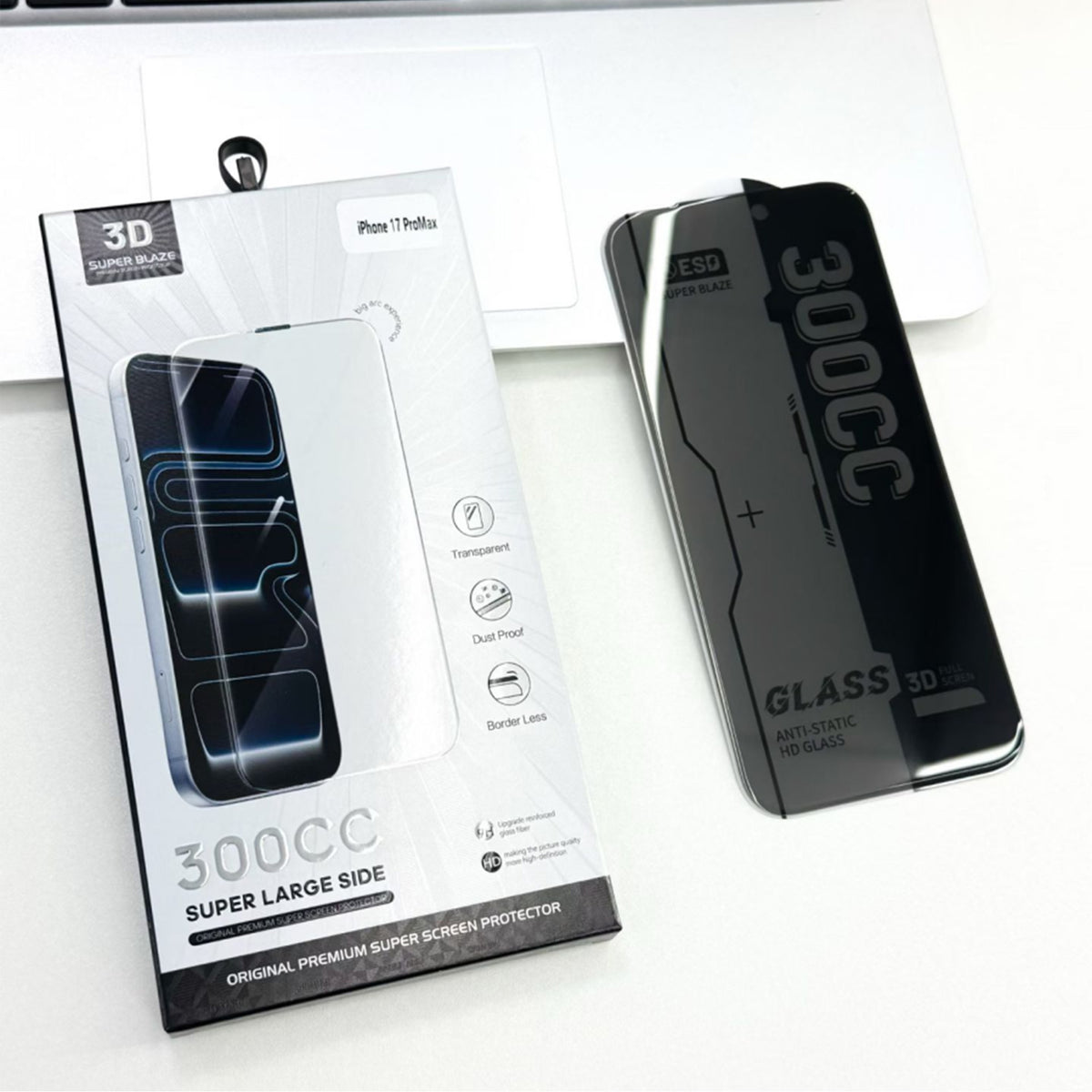 Ultramarine Technology 3D Curved 300CC Borderless iPhone Privacy Screen Protector