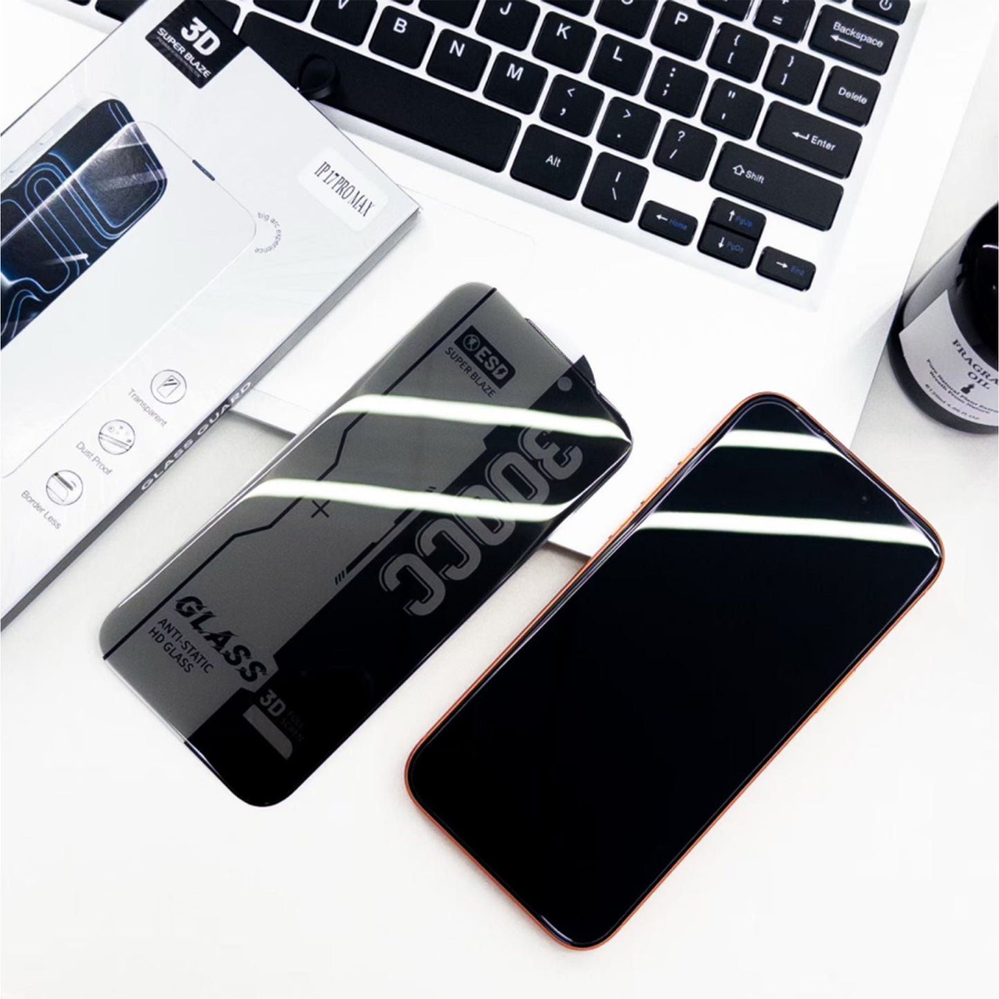 Ultramarine Technology 3D Curved 300CC Borderless iPhone Privacy Screen Protector