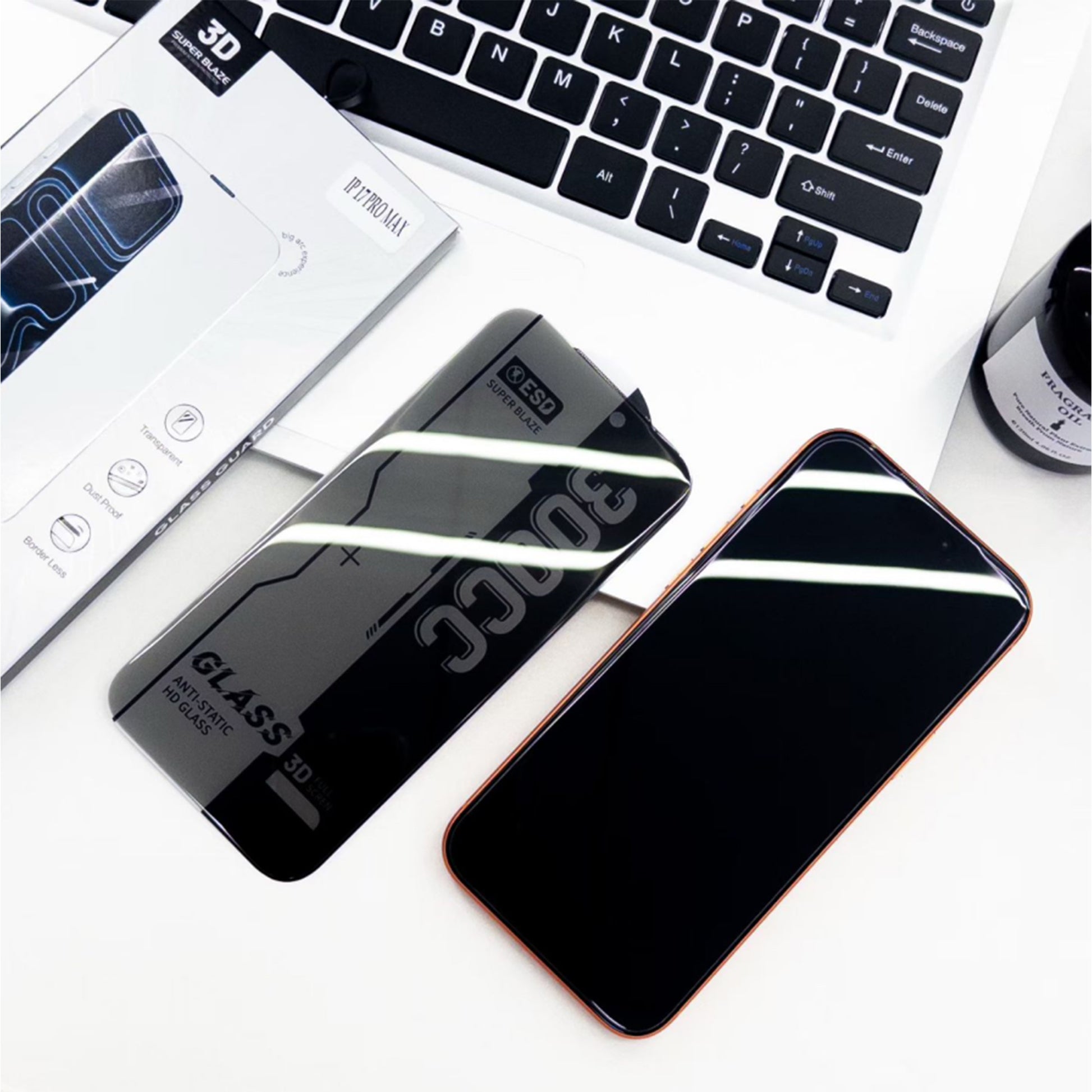 Ultramarine Technology 3D Curved 300CC Borderless iPhone Privacy Screen Protector