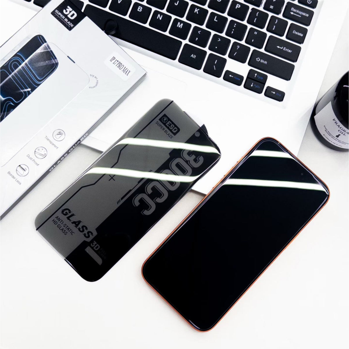 Ultramarine Technology 3D Curved 300CC Borderless iPhone Privacy Screen Protector
