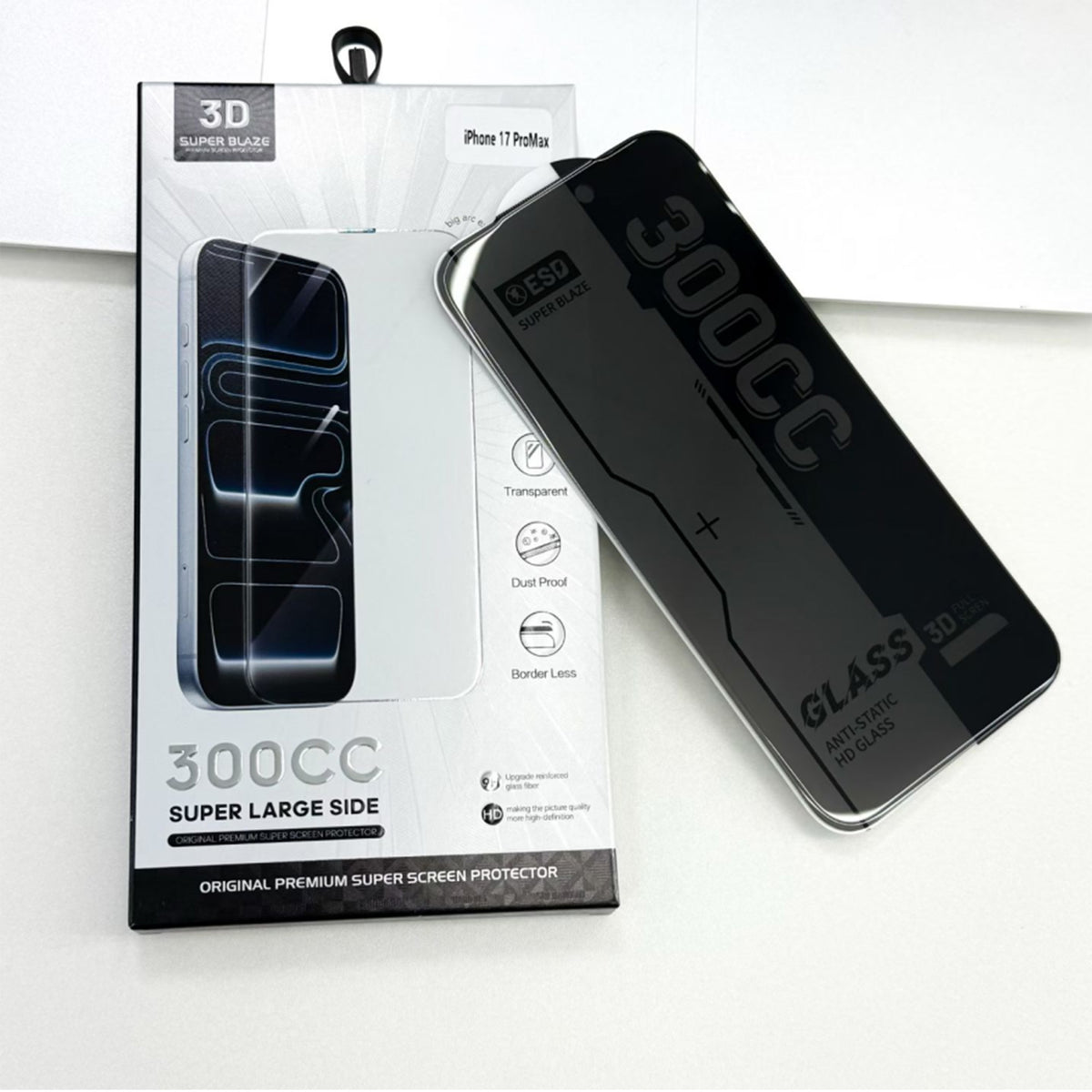 Ultramarine Technology 3D Curved 300CC Borderless iPhone Privacy Screen Protector