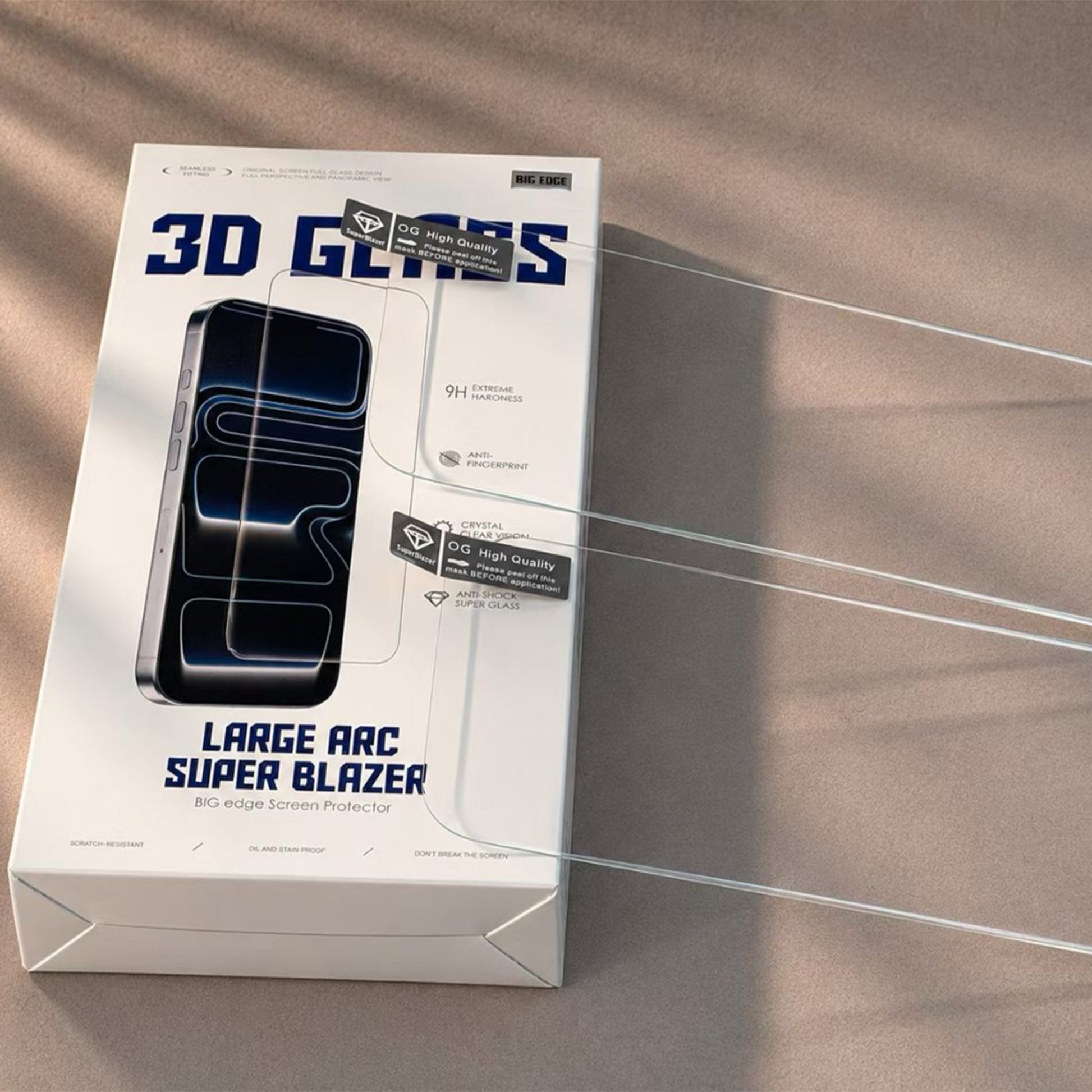 Ultramarine Technology 3D High-Aluminum Super Large Arc iPhone Screen Protector