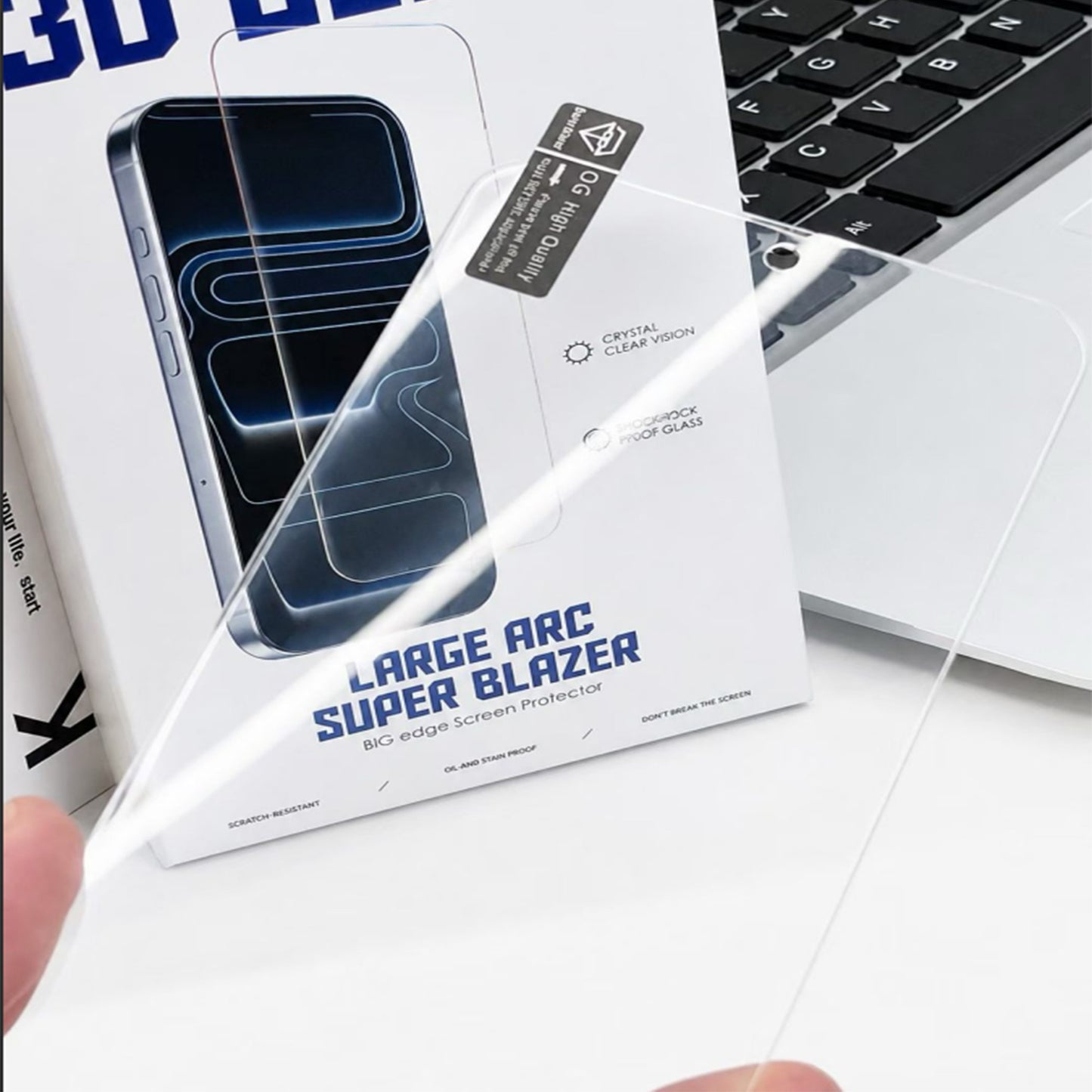 Ultramarine Technology 3D High-Aluminum Super Large Arc iPhone Screen Protector