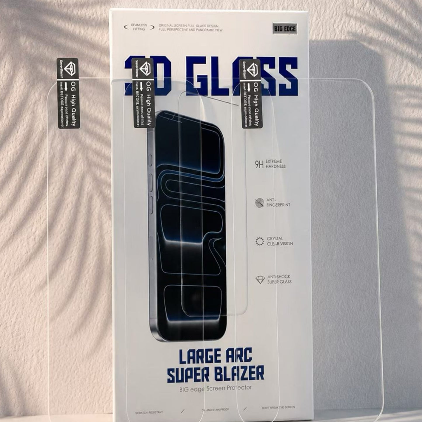 Ultramarine Technology 3D High-Aluminum Super Large Arc iPhone Screen Protector