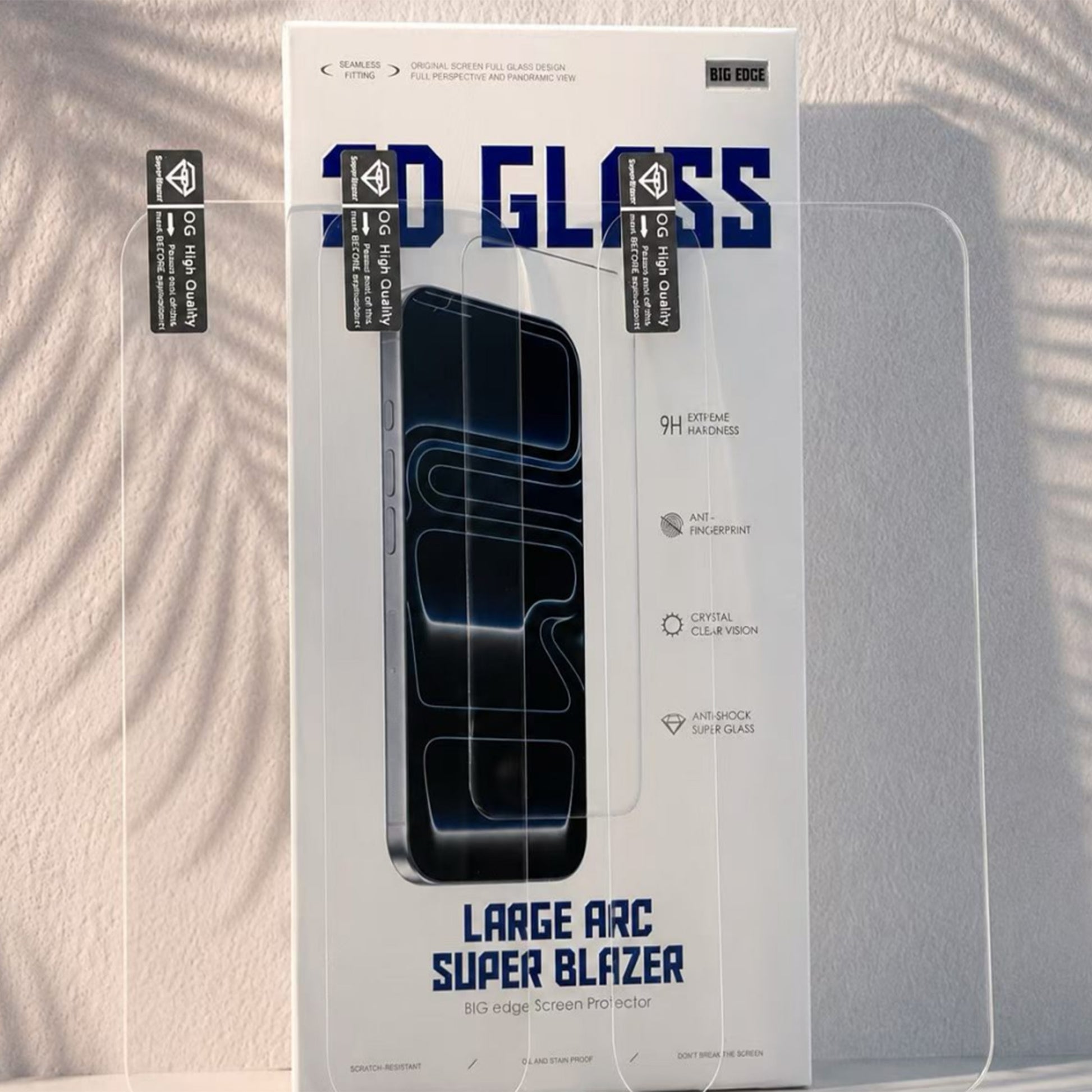 Ultramarine Technology 3D High-Aluminum Super Large Arc iPhone Screen Protector