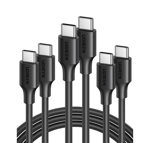 [3 Pack] 60W Fast Charging Type-C Cable USB-C to USB-C