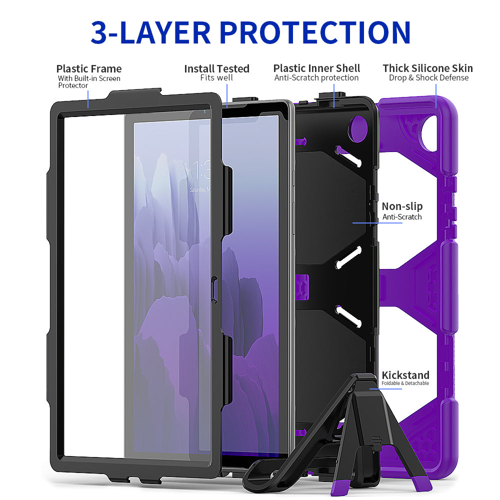 Tough Box Built-in Screen Protector Galaxy Tab A7 Case Shockproof