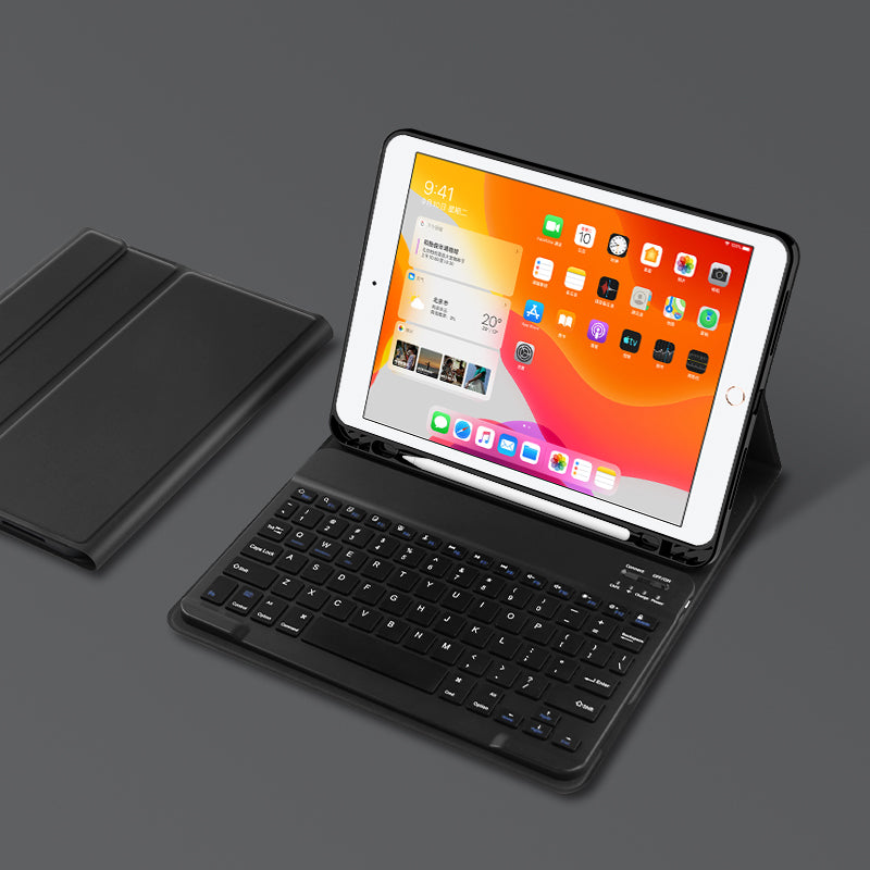 Voltage Slim Keyboard Apple iPad 6 Case Stand Magnetic Detachable