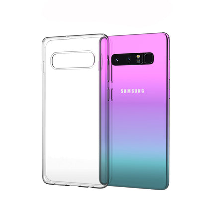 [2 Pack] Dot Clear Rubber Soft TPU Samsung Galaxy S10+ Case Back Gel