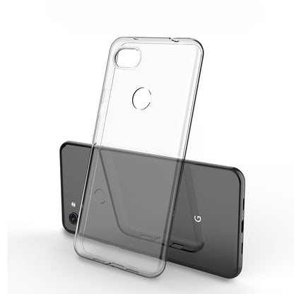 [2 Pack] Dot Clear Rubber Soft TPU Google Pixel 3XL Case Back Gel