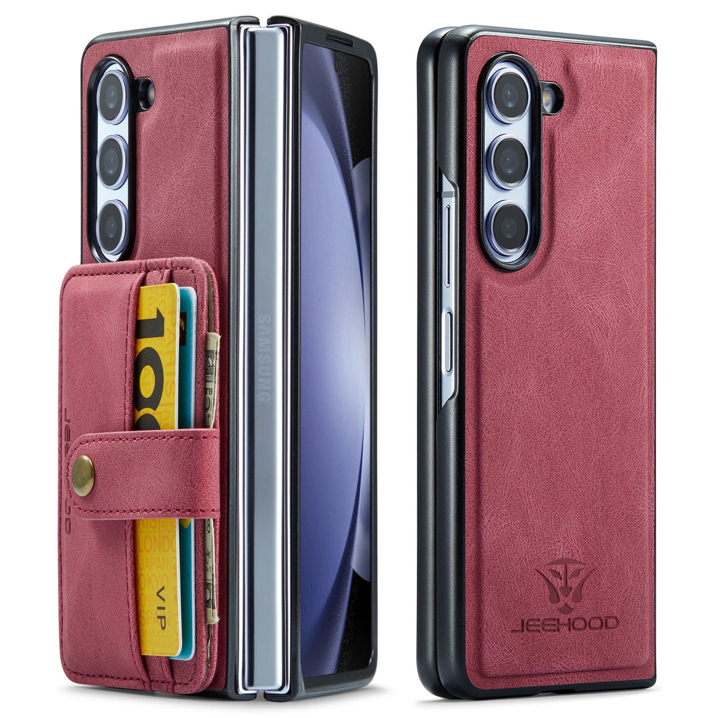 Powerful Magnetic Card Holder Galaxy Z Fold5 Case Detachable