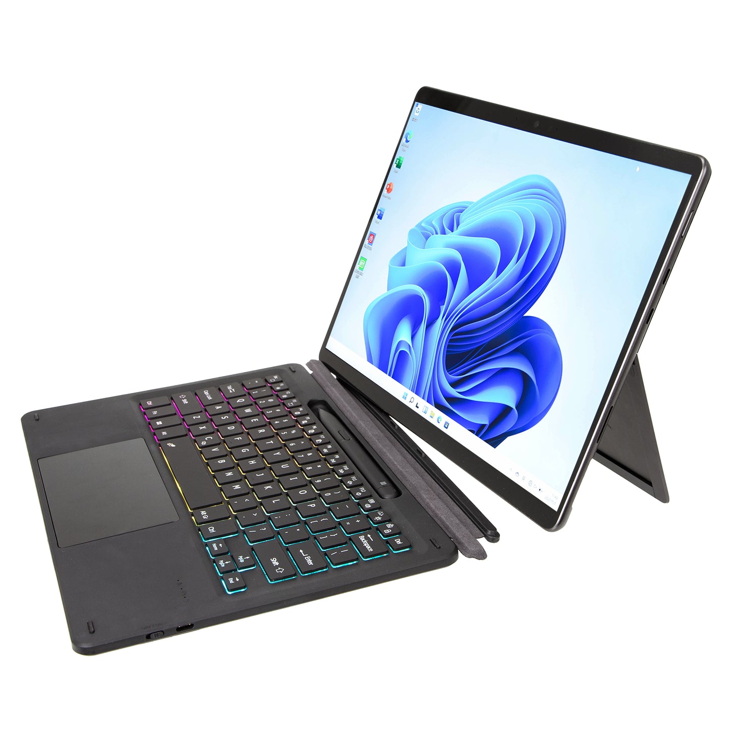 Backlit 3-colors Touchpad Keyboard Microsoft Surface Pro X