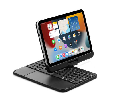 Rotating Book 3-backlit Touchpad Keyboard iPad Mini 6 Case