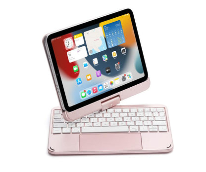 Rotating Book 3-backlit Touchpad Keyboard iPad Mini 6 Case