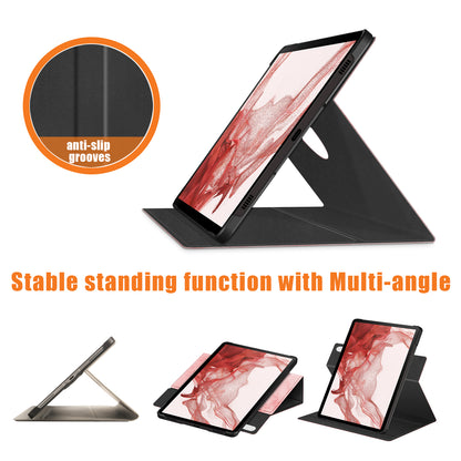 Rotating Stand Voltage Samsung Galaxy Tab S9 FE+ Case Leather