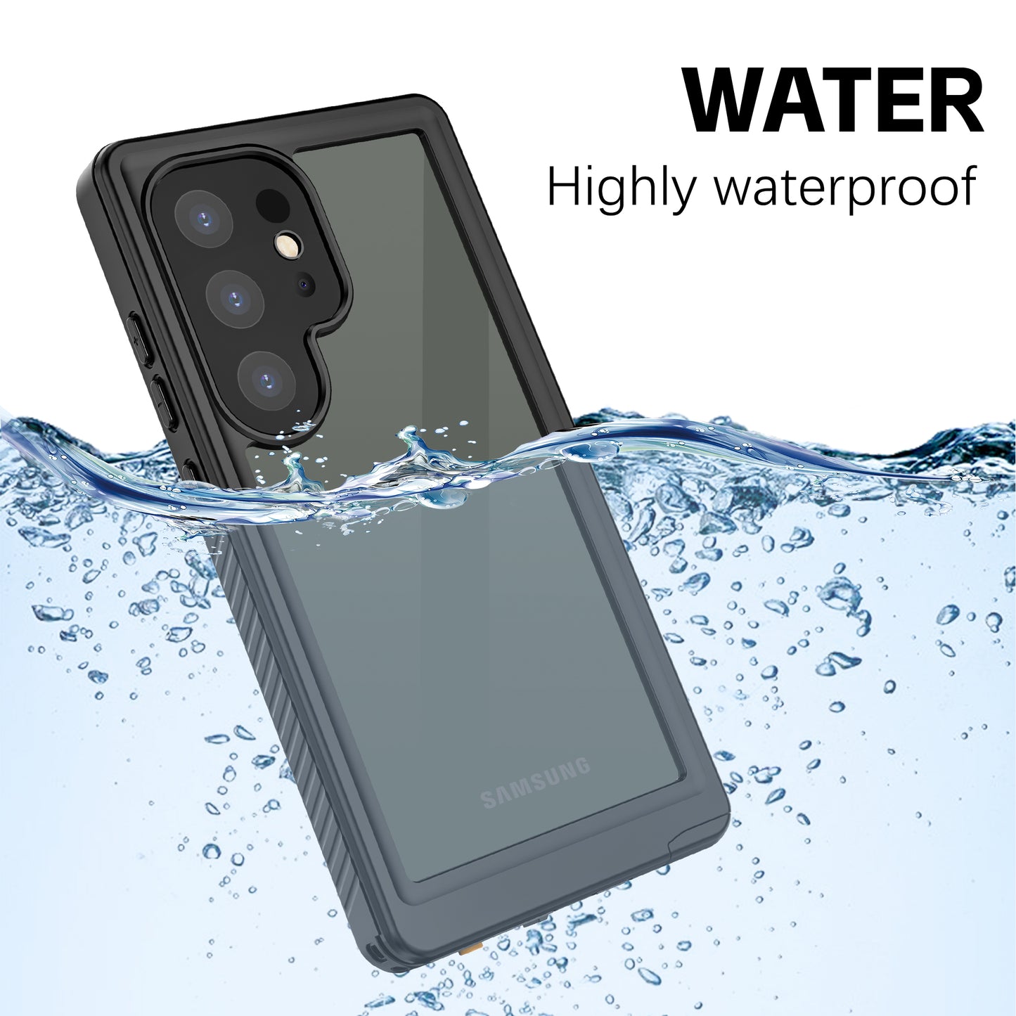 Twill Swimming IP68 Waterproof Samsung Galaxy S24 Ultra Case Bumper Combo