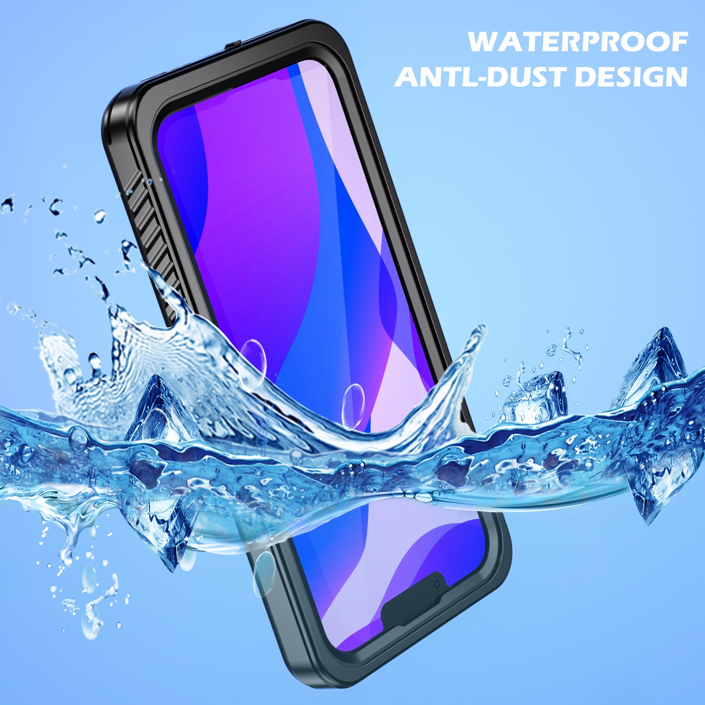 Twill Swimming IP68 Waterproof Apple iPhone 13 Case Bumper Combo