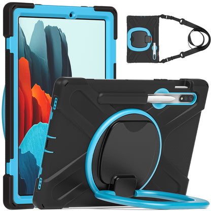 Pirate Box Galaxy Tab S6 Case Hook Stand Rotating Hand Shoulder Strap