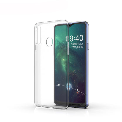 [2 Pack] Dot Clear Rubber Soft TPU Samsung Galaxy A20s Case Back Gel