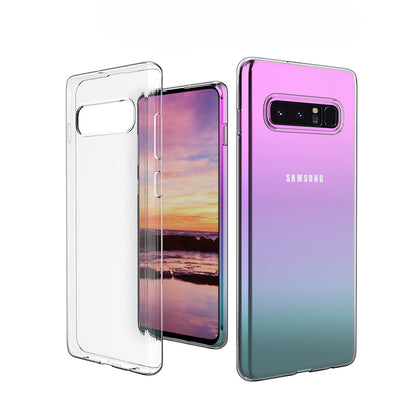 [2 Pack] Dot Clear Rubber Soft TPU Samsung Galaxy S10+ Case Back Gel