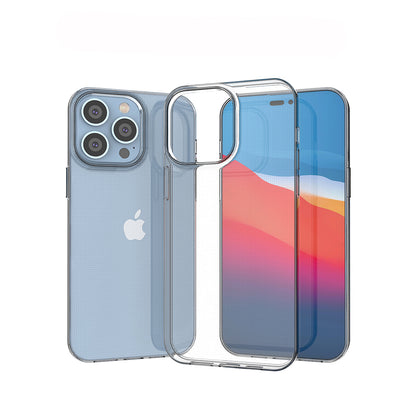 [2 Pack] Dot Clear Rubber Soft TPU iPhone 14 Pro Max Case Back Gel