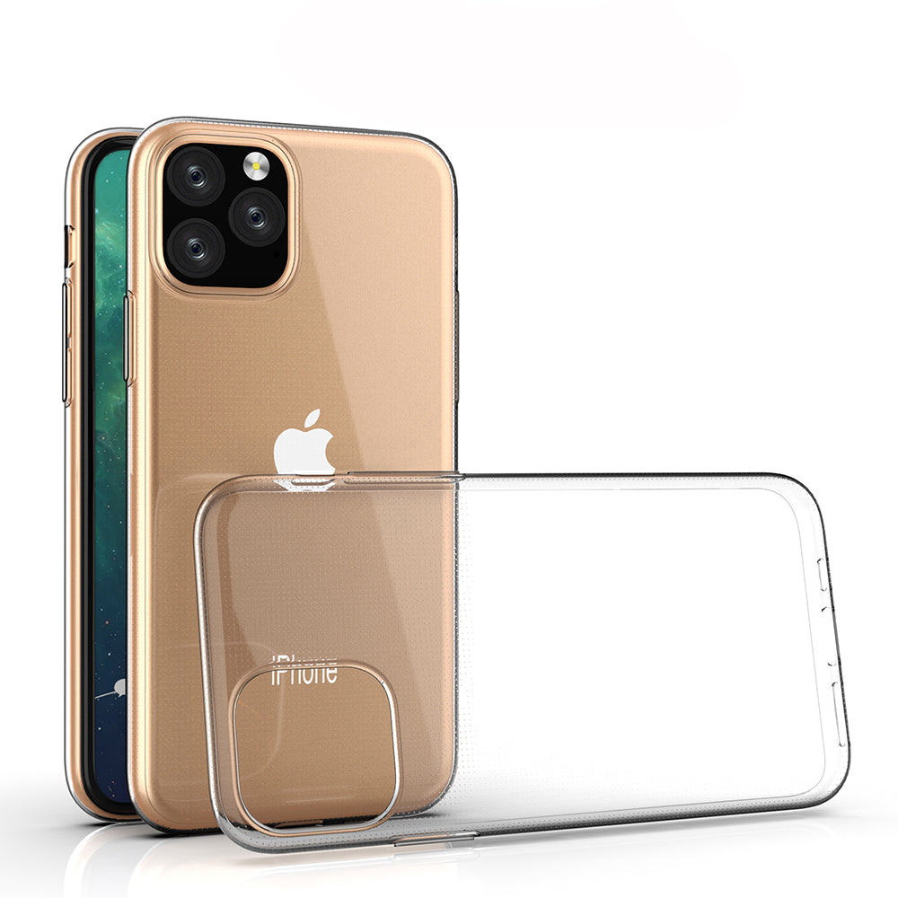 [2 Pack] Dot Clear Rubber Soft TPU Apple iPhone 11 Pro Case Back Gel