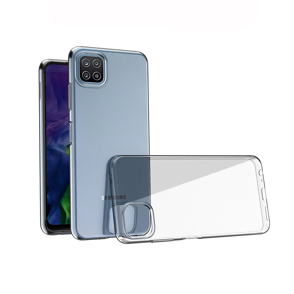 [2 Pack] Dot Clear Rubber Soft TPU Samsung Galaxy A22s Case Back Gel