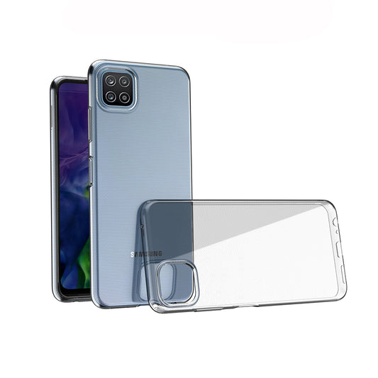 [2 Pack] Dot Clear Rubber Soft TPU Samsung Galaxy A22s Case Back Gel