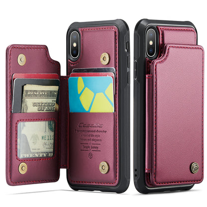 Sturdy Kickstand Apple iPhone Xs Max Case Multiple Card Slot